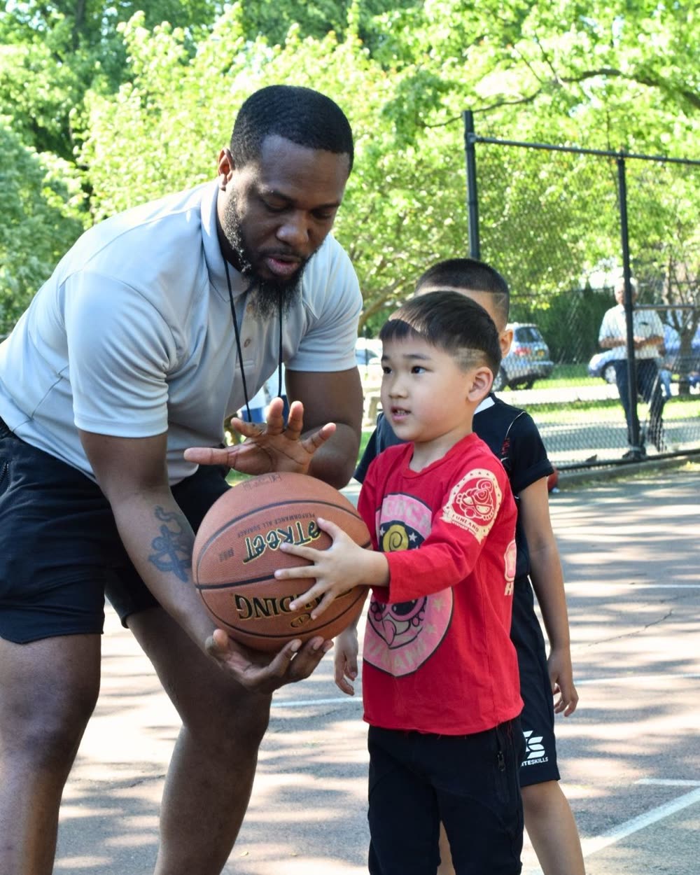 Coaching at the park